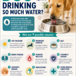 dog driking water