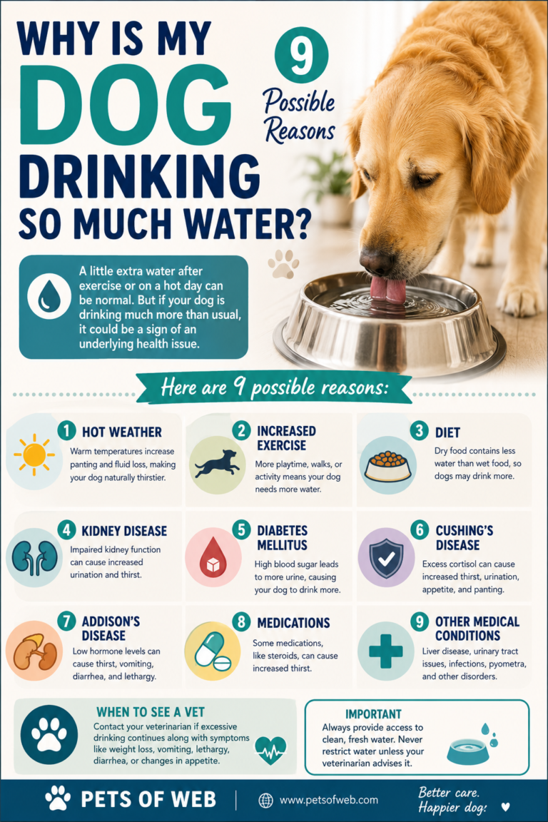 dog driking water