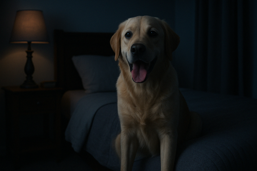panting dog