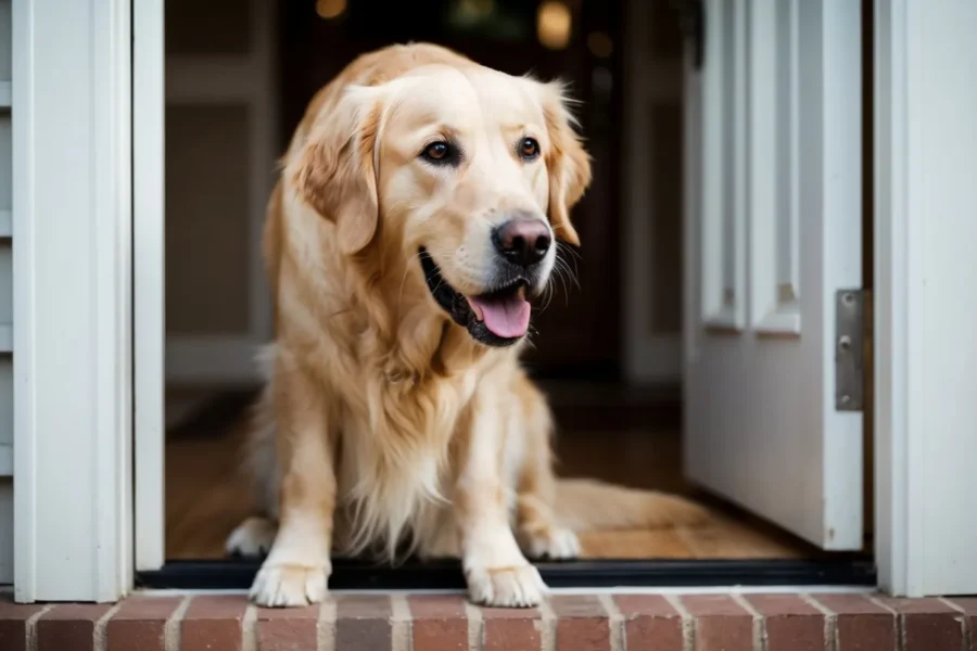 Dog Separation Anxiety: 7 Signs and What Actually Helps 20 Dog waiting by the front door — dog separation anxiety signs