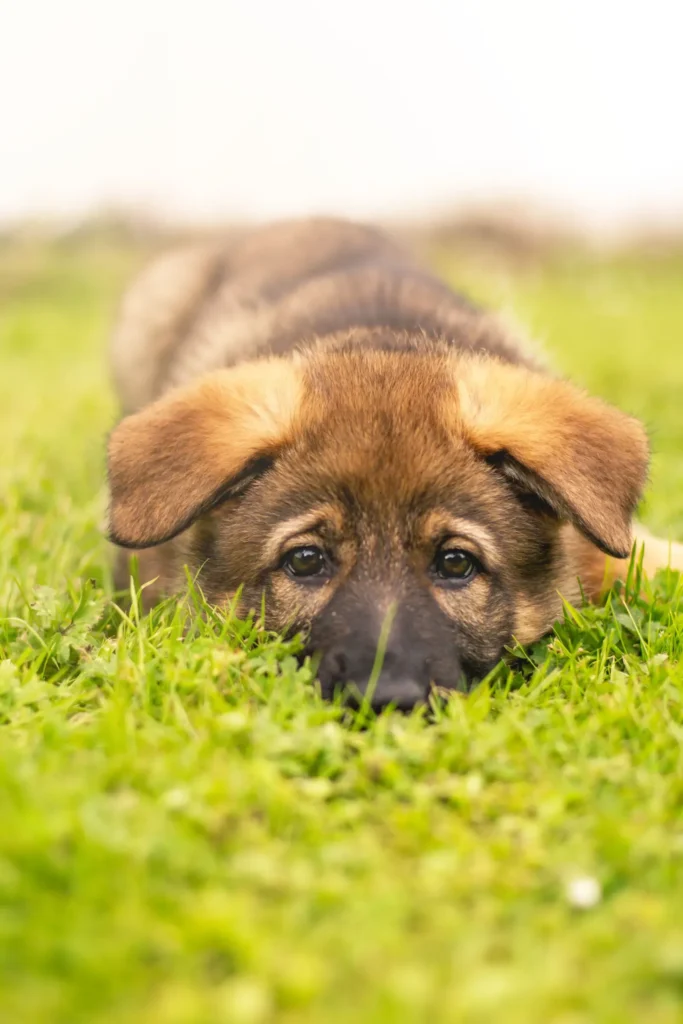 German Shepherd puppy — the breed's working-dog origins