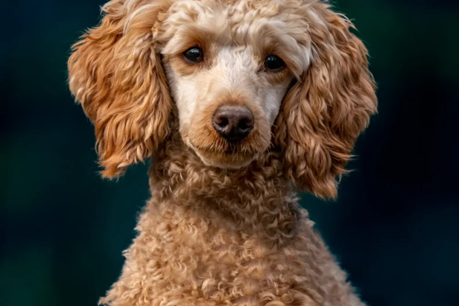 Poodle portrait — low-shedding dog breeds