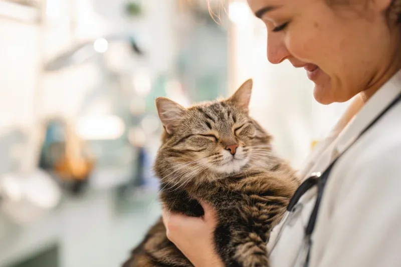 Does Pet Insurance Cover Prescription Food? (2026 Guide) 12 Veterinarian discussing a prescription diet for a cat