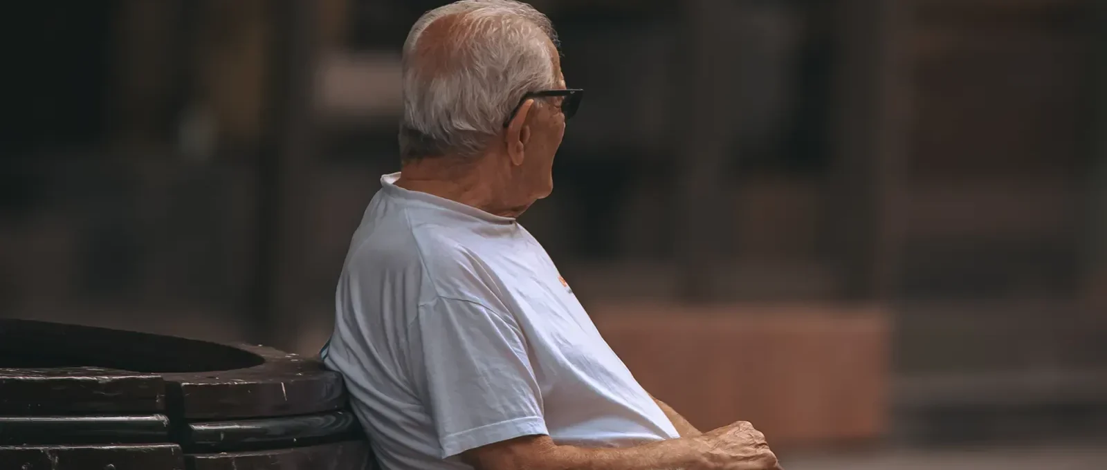 Senior with a calm companion dog — best dog breeds for seniors